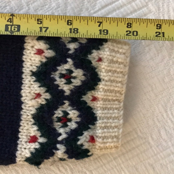 Vintage Lauren Ralph Lauren Dog Mountain Skiing Knit Wool Sweater Men’s S Unixex - Picture 16 of 16